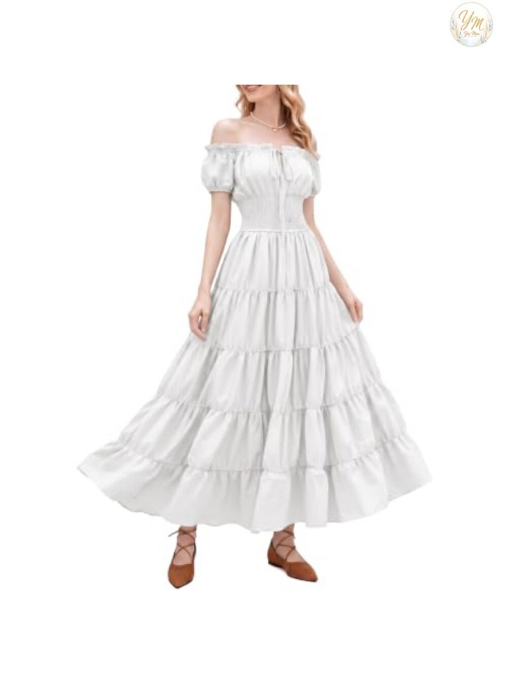Renaissance Costume Dress Women Medieval Peasant Cottagecore Pirate Cosplay